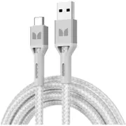 Monster 60W USB-C to USB-A Cable 2m (White)