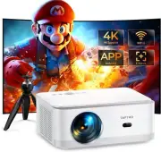 TOPTRO 22000 Lumen WiFi 6 Bluetooth Projector Portable 4K Supported
