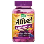 Nature's Way Alive! Calcium Gummy, 60 Gummy (Pack of 1)