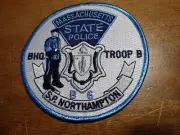 MASSACHUSETTS STATE POLICE SP NORTHAMPTON TROOP B HEADQUARTERS B-6 BARRACK PATC