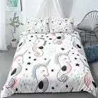 Unicorn Star Water-drop Doona/Duvet/Quilt Cover Set Single/Double/Queen/King Bed