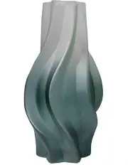[SOGA] Beautiful Glass Bubble Texture Art Vases 32cm in Blue