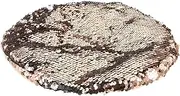 [BESTYASH] Beret for Ladies Sequin Beret Hat French Hat Stylish Comfortable Great for Parties Everyday Life Golden