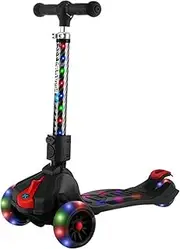 [HOVER-1] Ziggy Folding Kick Scooter for Kids (5+ Year Old) | Features Lean-to-Turn Axle, Solid PU Tires & Slim-Design, 110 LB Max Load Capacity, Safe