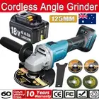 18V 125mm Li-ion Electric Cordless Brushless Angle Grinder For Makita Battery AU