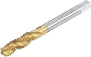 Spiral Flute Threading Tap 5/16-18 UNC, HSS (High Speed Steel) Titanium Plated