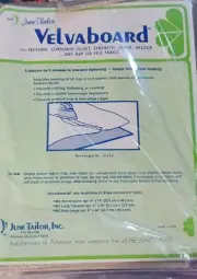 Vtg June Tailor Velva Board For Pressing Fabrice 9x19" Sealed Pressing Aid
