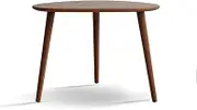 Exquisite Coffee Table, Set of 2 Wooden Oval Tables Stackable Sofa Tables Nesting Side Table Space Saving Table for Living Room, Easy to Assemble(Size:85 * 58 * 40CM,Color:B)