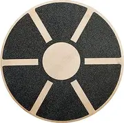 BalanceFrom Non-Slip Wooden Wobble Balance Board Core Trainer 15.55-inch Diameter with 360 Rotation for Stability Training