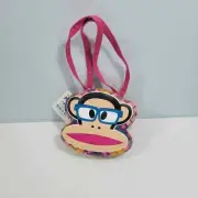 Paul Frank Art Children/Women's Pink Monkey Purse 6.5"W x 6"H 62723-0304