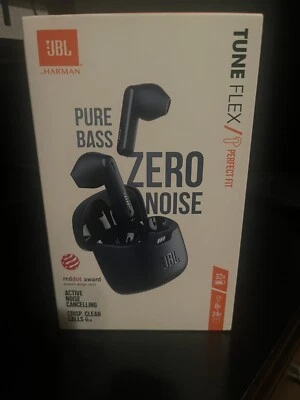 JBL Tune Flex True Wireless Noise Cancelling Earbuds - Blue