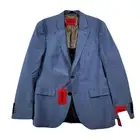 Hugo Boss Light Blue Superflex Suit Jacket Mens 36R 36 Modern-Fit $445