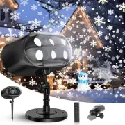 "Navenwelle 2024 Upgraded Christmas Projector Lights Outdoor Snowflake Projec...