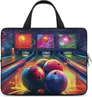 Laptop Case Sleeve Shockproof Computer Carrying Bag Bowling Balls Notebook Case Cover Laptop Bag Water Resistant Computer Cases Tablet Briefcase for Travel Business 12 Inch