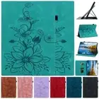 Flip Flower Tablet Stand Case For Samsung Tab A7 A8 A9 S6 S7 S8 S9FE Plus S10