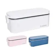 Rice Cooker Sanko TKFCLBRC high-speed lunch box rice cooker for one person White