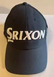 Srixon Strapback Golf Hat Ball Cap Srixon White Logo Navy Blue Adjustable New