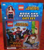 Book and Lamp set, Lego DC Comics Super Heroes gift set, Wonder Woman, 2017, NIB