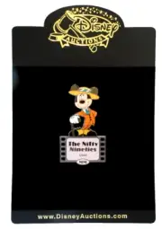 LE 100 DISNEY AUCTION PIN ✿ MICKEY FILM ROLE CLASSIC CARTOON NIFTY NINETIES 1941