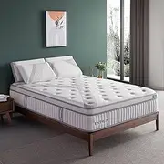 14 Inch Queen Mattress, Lechepus MDI Memory Foam Hybrid Mattresses with Individual Pocket Spring, Medium Plush Comfy Mattress in a Box for Cool Sleep & Pressure Relief