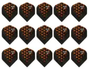 5 Target Agora Ultra Ghost Standard Shape Dart Flights – Ships Tracking – Orange