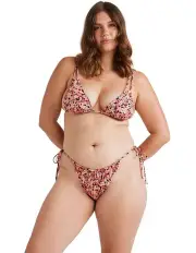 [Billabong] Love Army Avery Skimpy Coverage Bikini Top in Multi