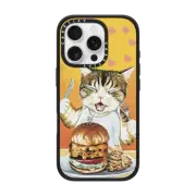 iPhone 16 Pro Impact Case MagSafe Compatible Hamburger cat