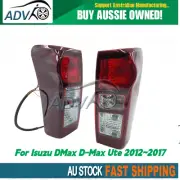 Pair Tail Light LH+RH Rear Lamp For 2012-2017 ISUZU DMAX D-MAX UTE (Non-LED) (for: Isuzu)