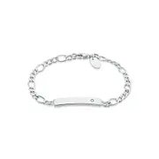 Zamel's My First Diamond Kids Sterling Silver ID Name Plate Bracelet Jewellery