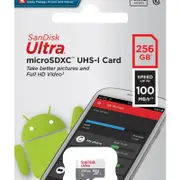 Micro SD Card SanDisk 256GB SDXC Class 10 Mobile Smart Phone Memory SDSQUNR-256G