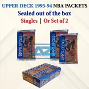 Upper Deck 1993-94 Series 1 NBA Basketball Box Pack Trading Cards 1 OR 2 Packet