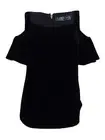 Ralph Lauren Women's Cold-Shoulder Flutter-Sleeve Top