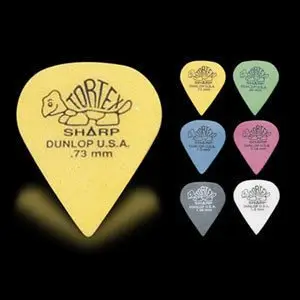 ☆ 唐尼樂器︵☆ DUNLOP TORTEX SHARP 烏克麗麗/古典吉他/民謠吉他/電吉他/電貝斯用 PICK 彈片