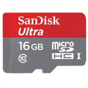 Sandisk Ultra 16GB High Speed MicroSD Memory Card Micro-SDHC for Smartphones