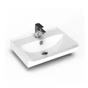 WS Bath Collections Neo 50.01 Neo 19-11/16" Rectangular Ceramic - White