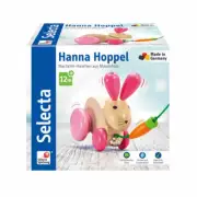 Selecta toy Hanna Hoppel pull-along bunny push toy toddler game