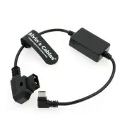 USB-C -C Right Angle to D-tap Power Cable Regulated 5V Output for Blackmagic ...