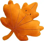 Soft Plush Maple Leaf Pillow Stuffed Animal Toy Plushies Home Decor for Lover on Birthday and Holiday
