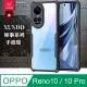 XUNDD訊迪 軍事防摔 OPPO Reno10 / Reno10 Pro 共用 鏡頭全包覆 清透保護殼 手機殼(夜幕黑)