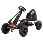 Kahuna G95 Kids Ride On Pedal-Powered Go Kart in sleek black