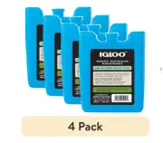 Igloo Small Reusable Ice Pack Freezer Ice Blocks 4-Pack For Coolers Lunch