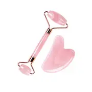 Jade Roller and Gua Sha Set Facial Massager for Skin Care