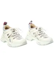 Gucci Flashtrek Leather & Mesh Sneaker (Authentic Pre-Loved)