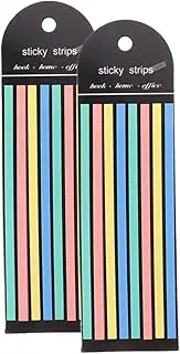 DIYEAH Index Highlighter Tape for Book Tabs for Books Long Highlight Strips Bright