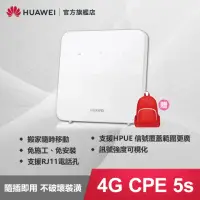 在飛比找momo購物網優惠-【HUAWEI 華為】4G CPE 5s 路由器(B320-