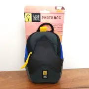 Case Logic Digital Photo Bag Black Blue Yellow New LSS2 Digital & 35mm Cameras