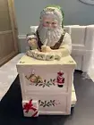 LENOX for the Holidays CHRISTMAS SANTA'S HOLIDAY TOY SHOP Workshop Cookie Jar
