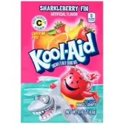 Kool-Aid Unsweetened Drink Mix Packets SHARKLEBERRY FIN (10 packets)