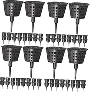 GANAZONO 4sets Fertilizer Basket Bonsai Fertilizer Gardening Fertilization Box Reusable Plastic Containers 30pcs*4