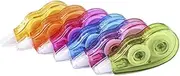 COHEALI Correction Tape Kit 6 Pieces Daily White Out Tape Portable Convenient No Soft Correction for School Office Random Color